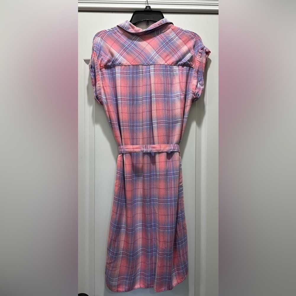 Gap Plaid Flannel Shirt Dress Small - Picture 3 of 6